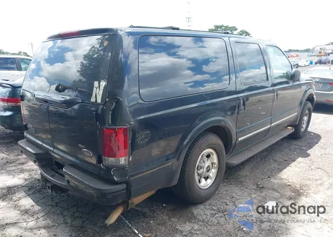 2004 Ford Excursion Limited из США, поврежденный, VIN 1FMNU42L84ED00303